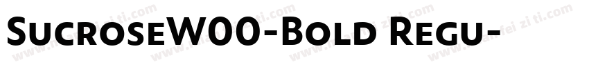 SucroseW00-Bold Regu字体转换
